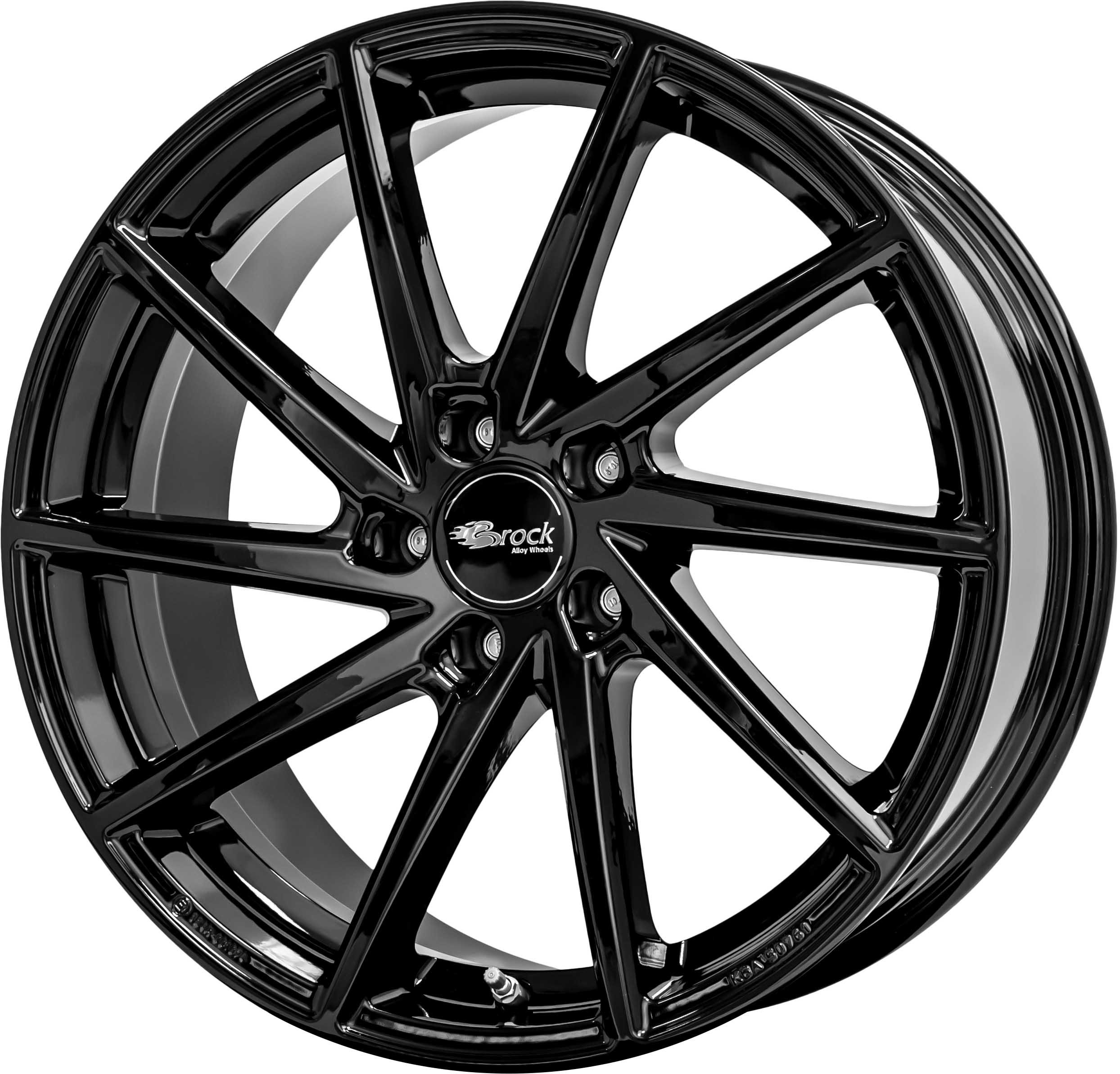 Brock B37 19x8.5 ET50 5x120 Schwarz Glanz (SG)