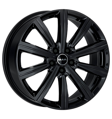 MAK BIRMINGHAM 20x9 ET41 5x120 Nero Lucido