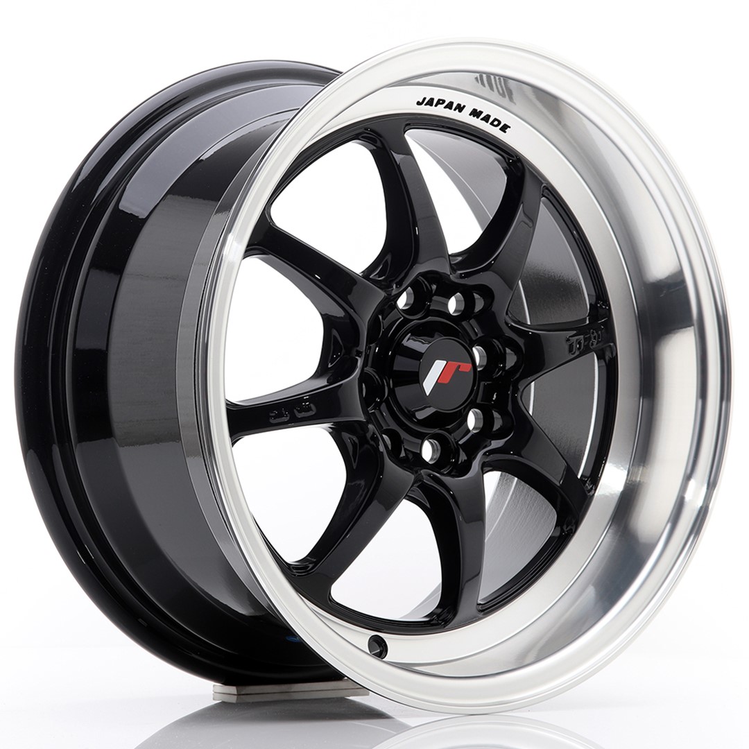 Japan Racing TFII 15x7.5 ET10 4x100/114.3 Gloss Black