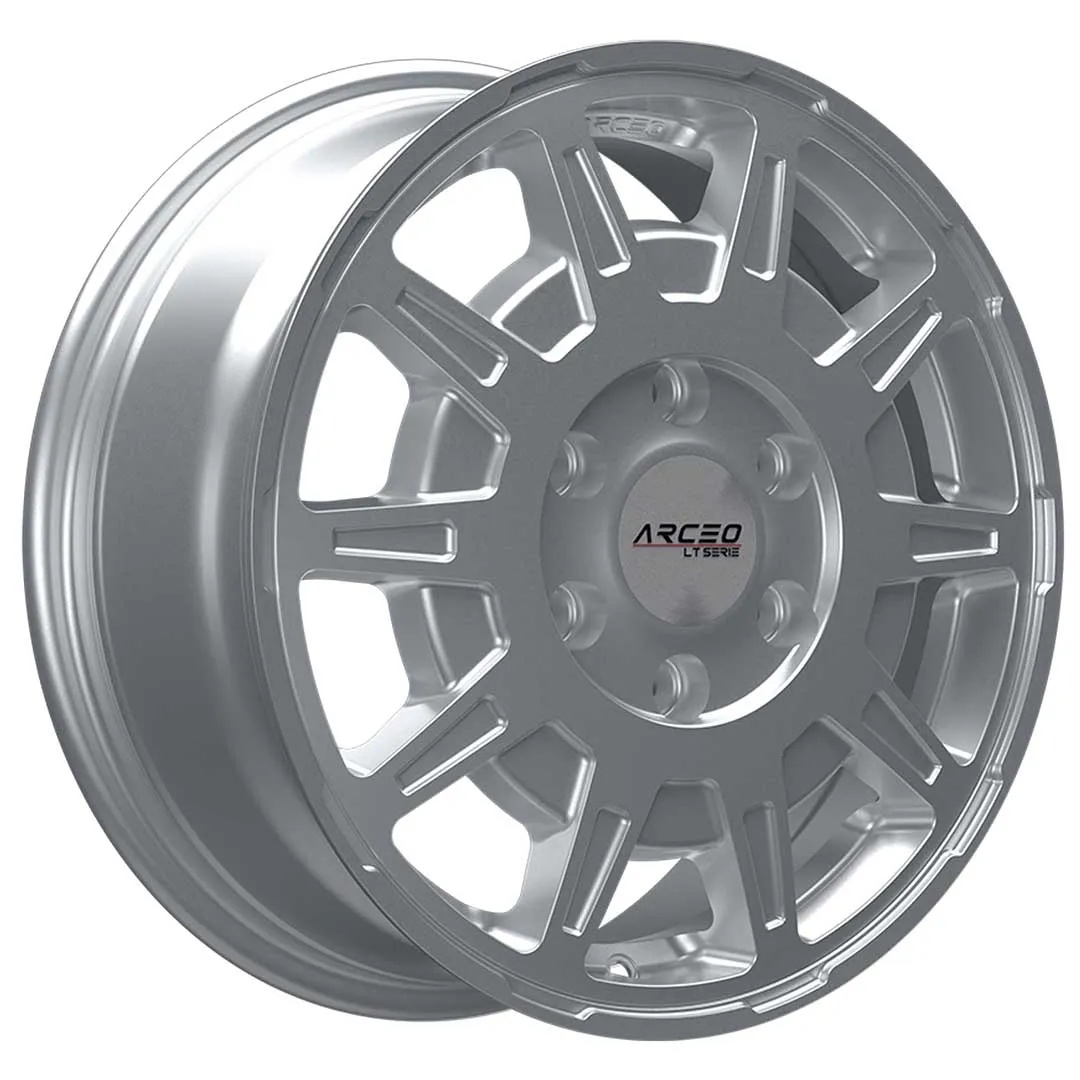 Arceo Stars LT1 16x6.5 ET60 5x160 Silver