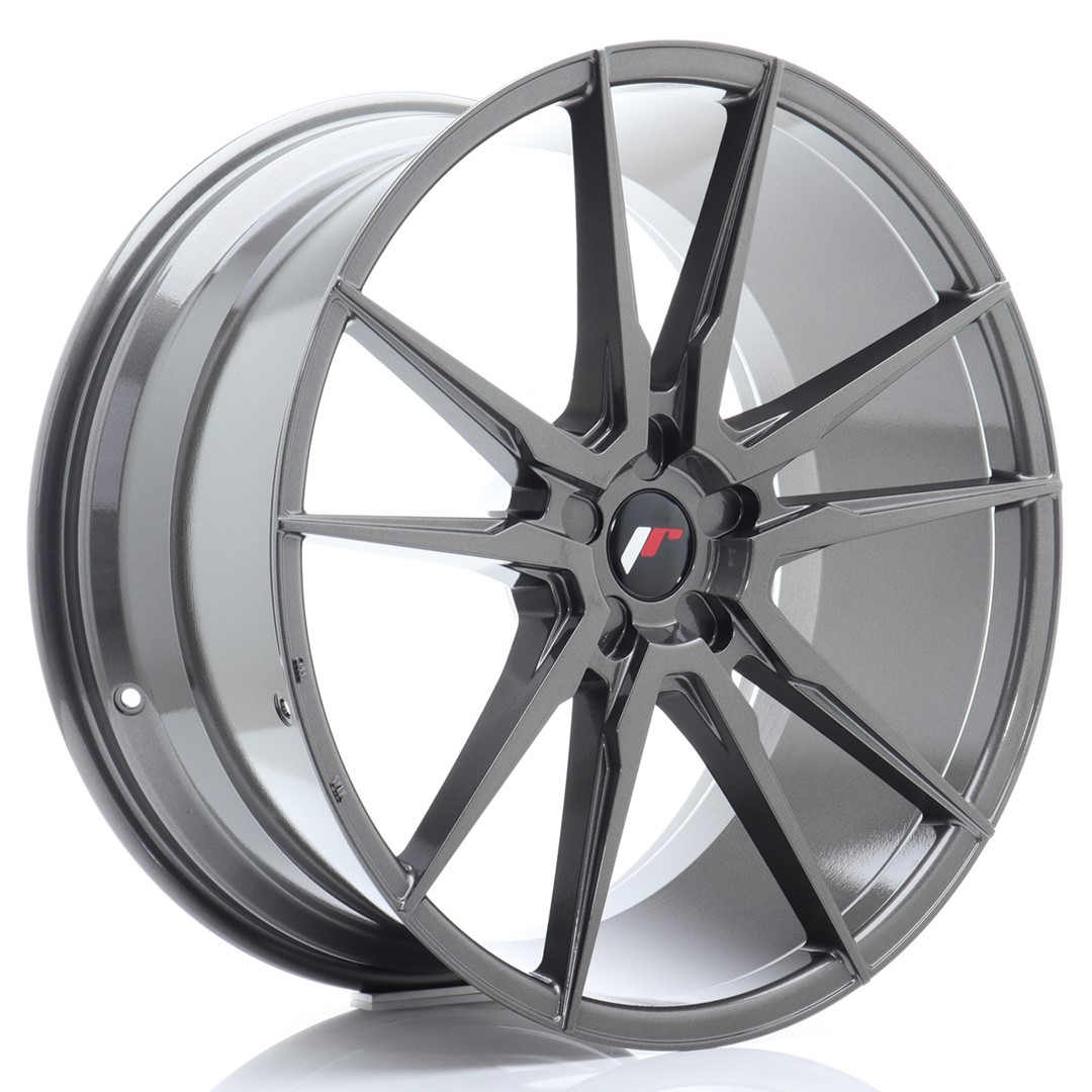 Japan Racing JR21 22x10.5 ET15-52 Blank Hyper Grey