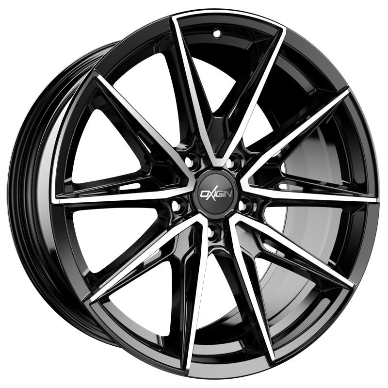 Oxigin 30 OXHEAT 19x8.5 ET40 5x112 Black Full Polish