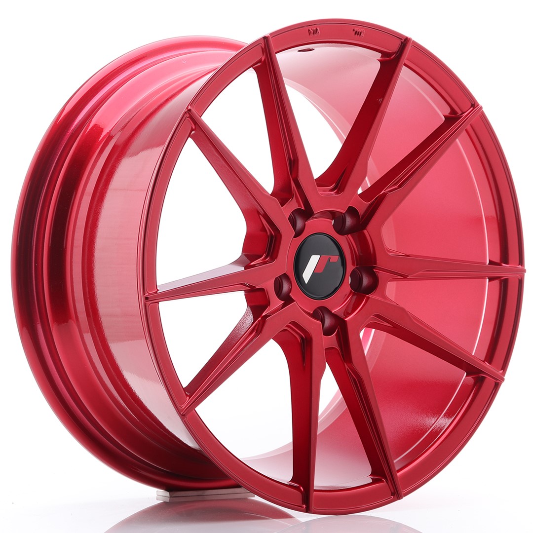Japan Racing JR21 18x8.5 ET40 5x114.3 Platinum Red