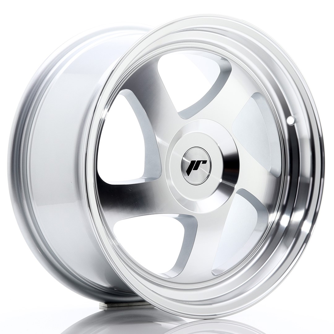 Japan Racing JR15 17x8 ET35 Argent Face Usinée (Entraxe au choix)