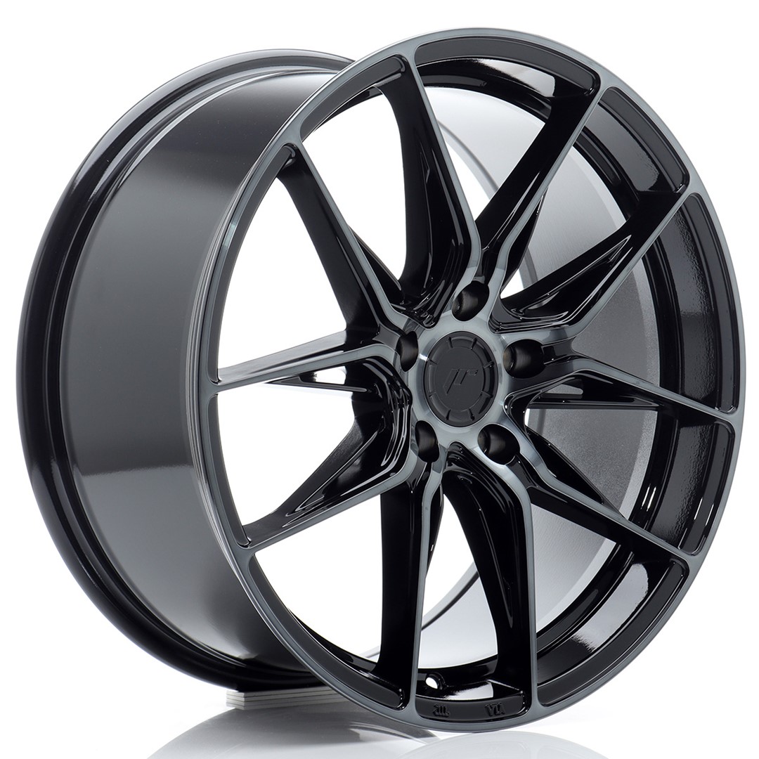 Japan Racing JR44 18x8 ET42 5x112 Black Machined Tinted Face