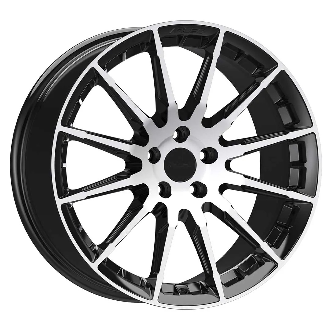 Arceo Stars ASW03 19x8 ET30 5x112 Black Diamond