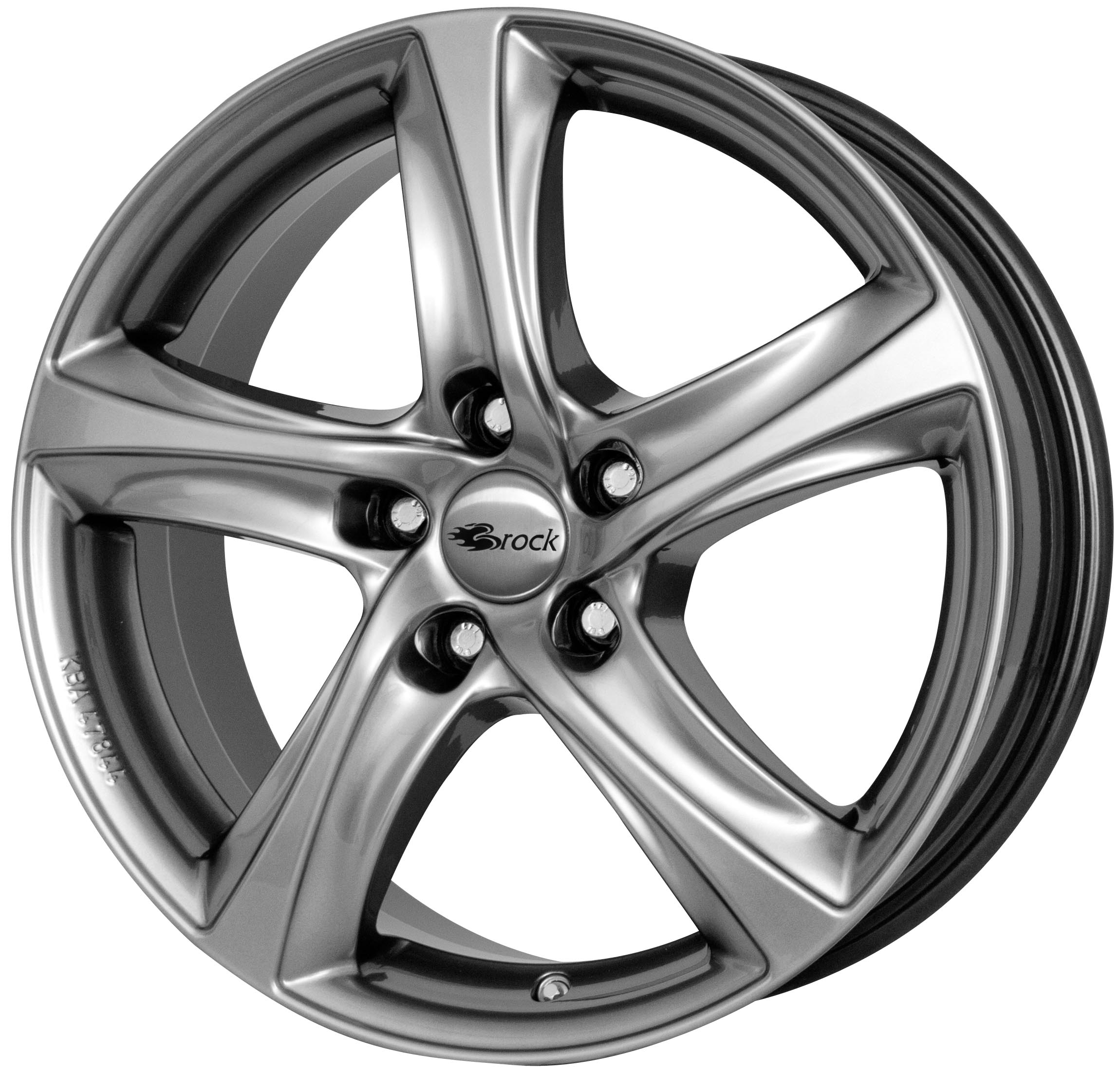 Brock B25 15x6.5 ET27 5x98 Argent chromé (CSS)