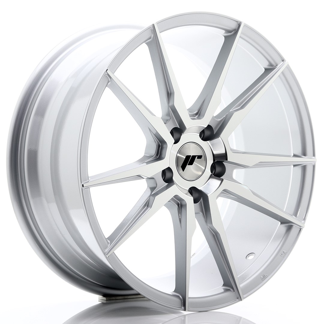 Japan Racing JR21 19x8.5 ET40 5x114.3 Silver Machined Face