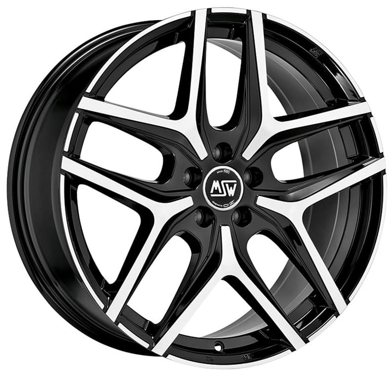 MSW 40 19x9 ET45 5x130 Black Full Polished