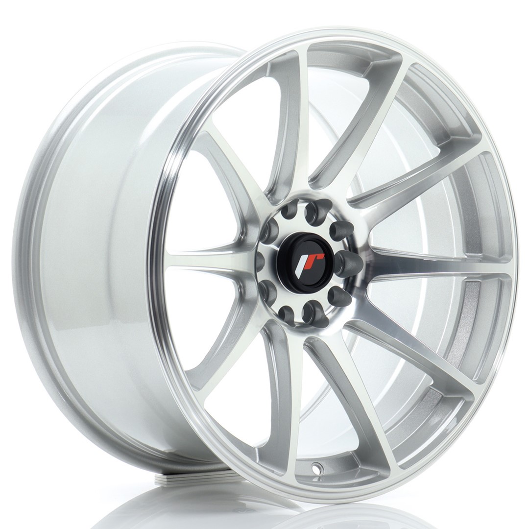 Japan Racing JR11 18x9.5 ET30 5x112/114.3 Silver Machined Face