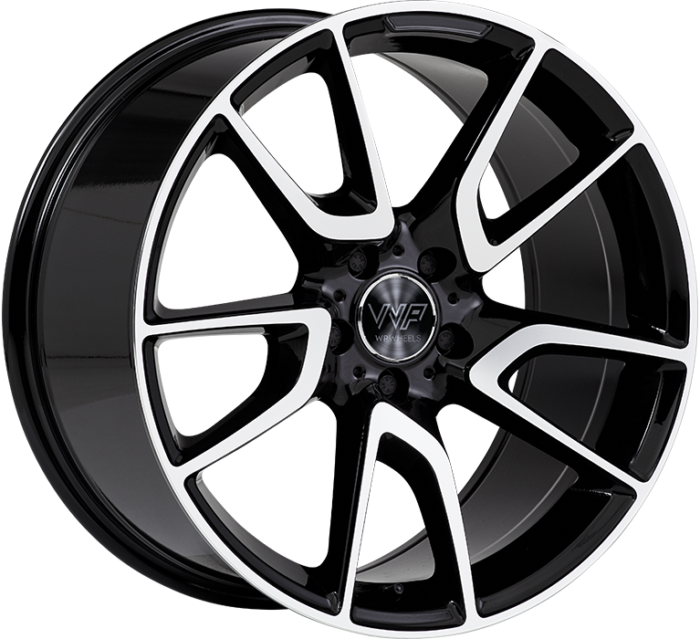 WP WHEELS 733 20X9.5 ET45 5X112 GLANZ-SCHWARZ FRONTPOLIERT