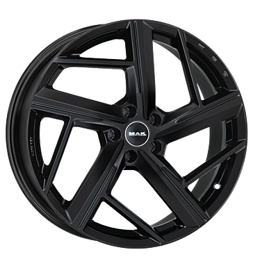 MAK QVATTRO 21x8.5 ET33 5x112 Gloss Black