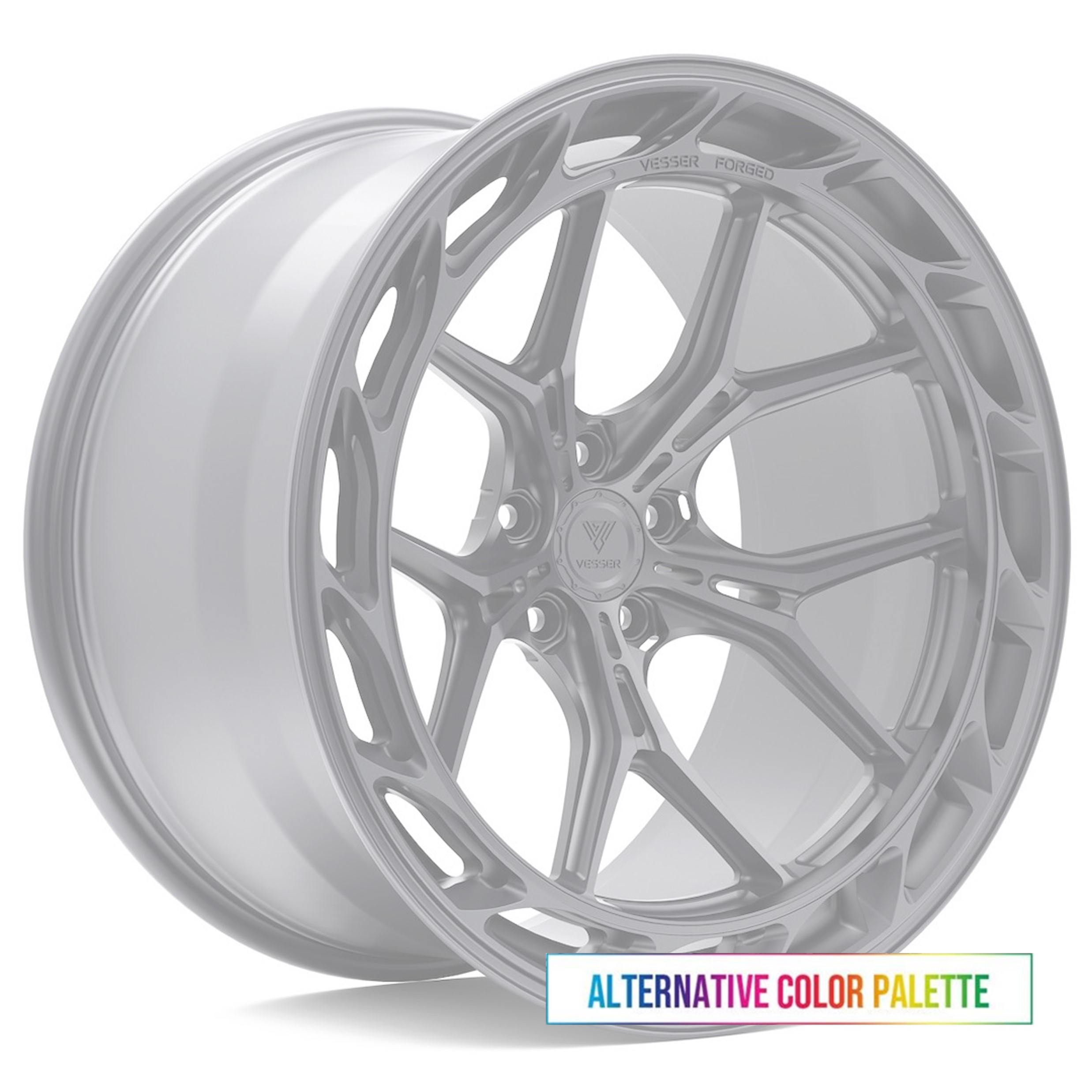 Vesser VSR8 Left 22x10 ET20-64 Custom Finish (ET, LK und Farbe frei wählbar)