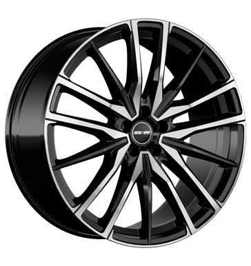 GMP SPARTA 20x10.5 ET43 5x114.3 Noir Diamant