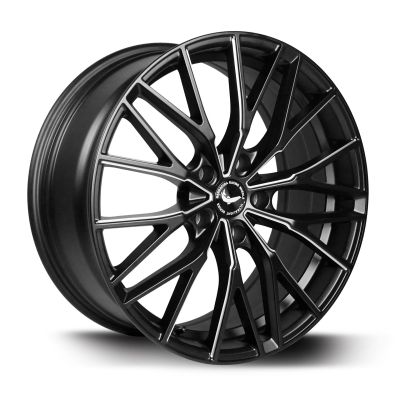 Barracuda PROJECT THREE 20x10 ET40 5x114.3 Mattblack Gefräst