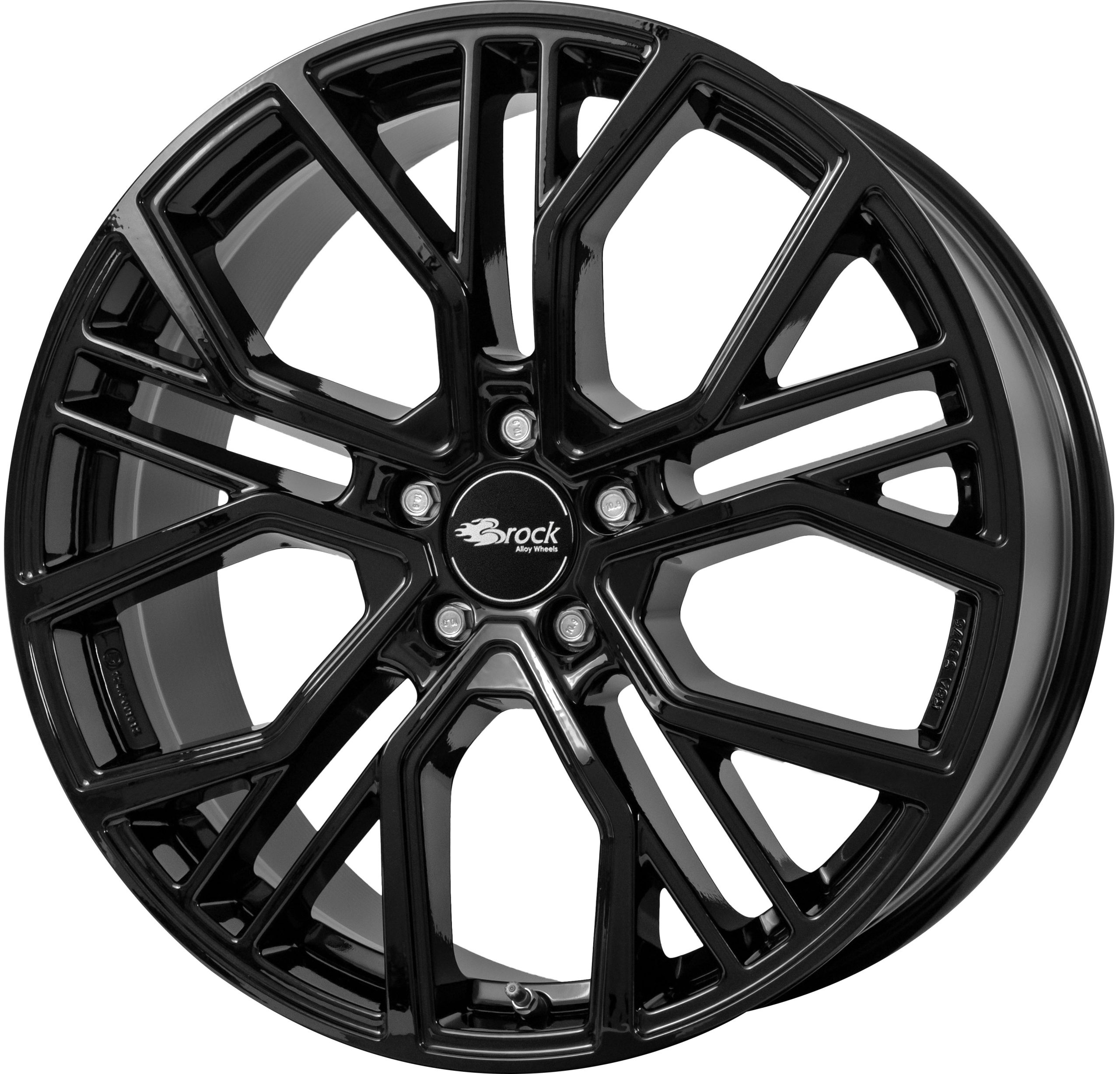 Brock B41 21x10.5 ET31 5x112 Schwarz Glanz (SG)
