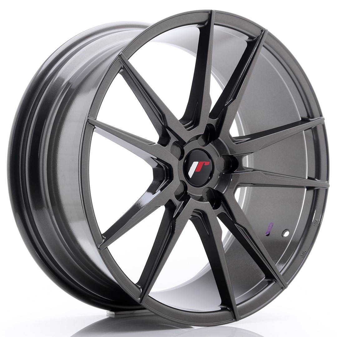 Japan Racing JR21 20x8.5 ET20-40 Hyper Gray (ET e PCD selezionabili liberamente)