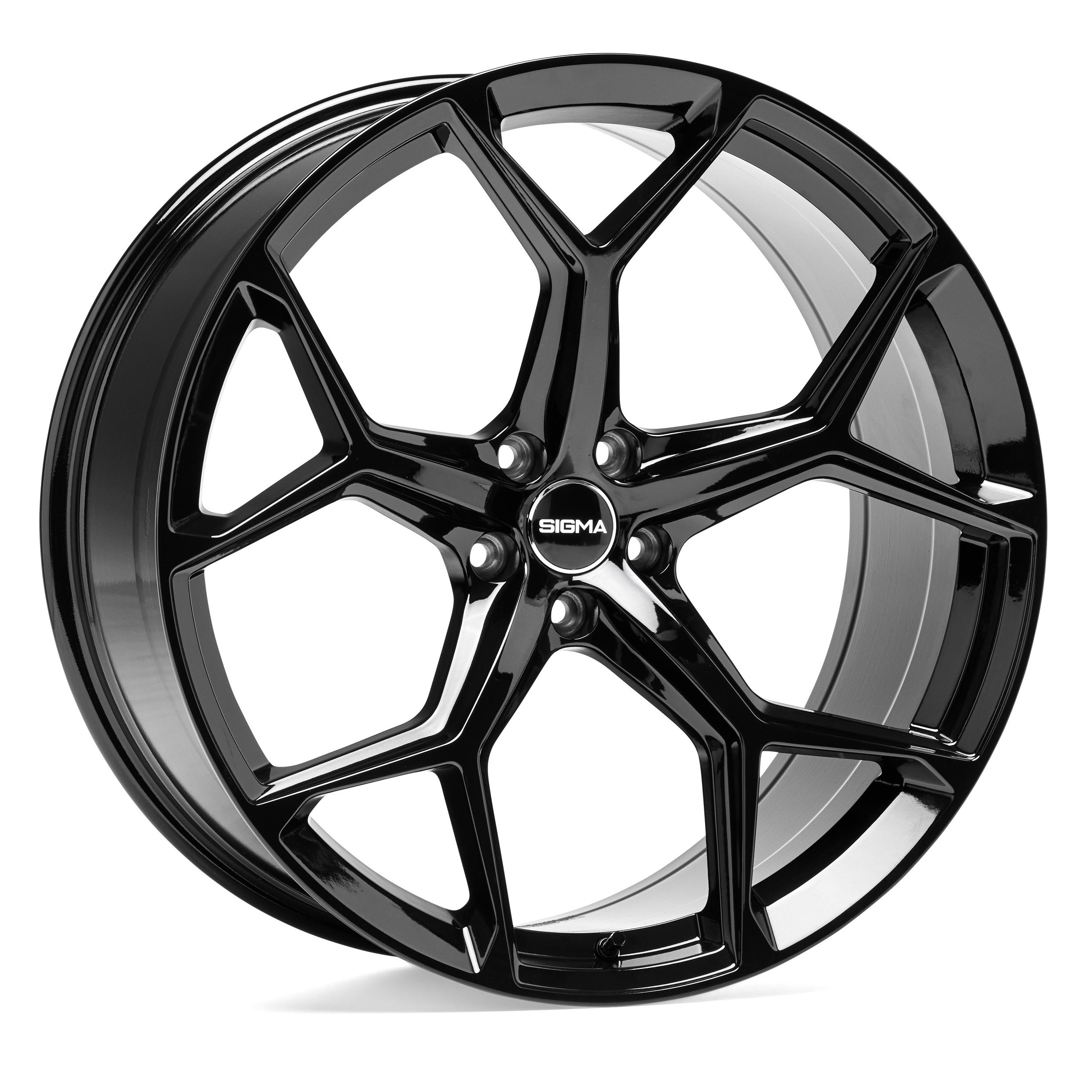 Sigma 334 22x10 ET20 5x112 Higloss-Black