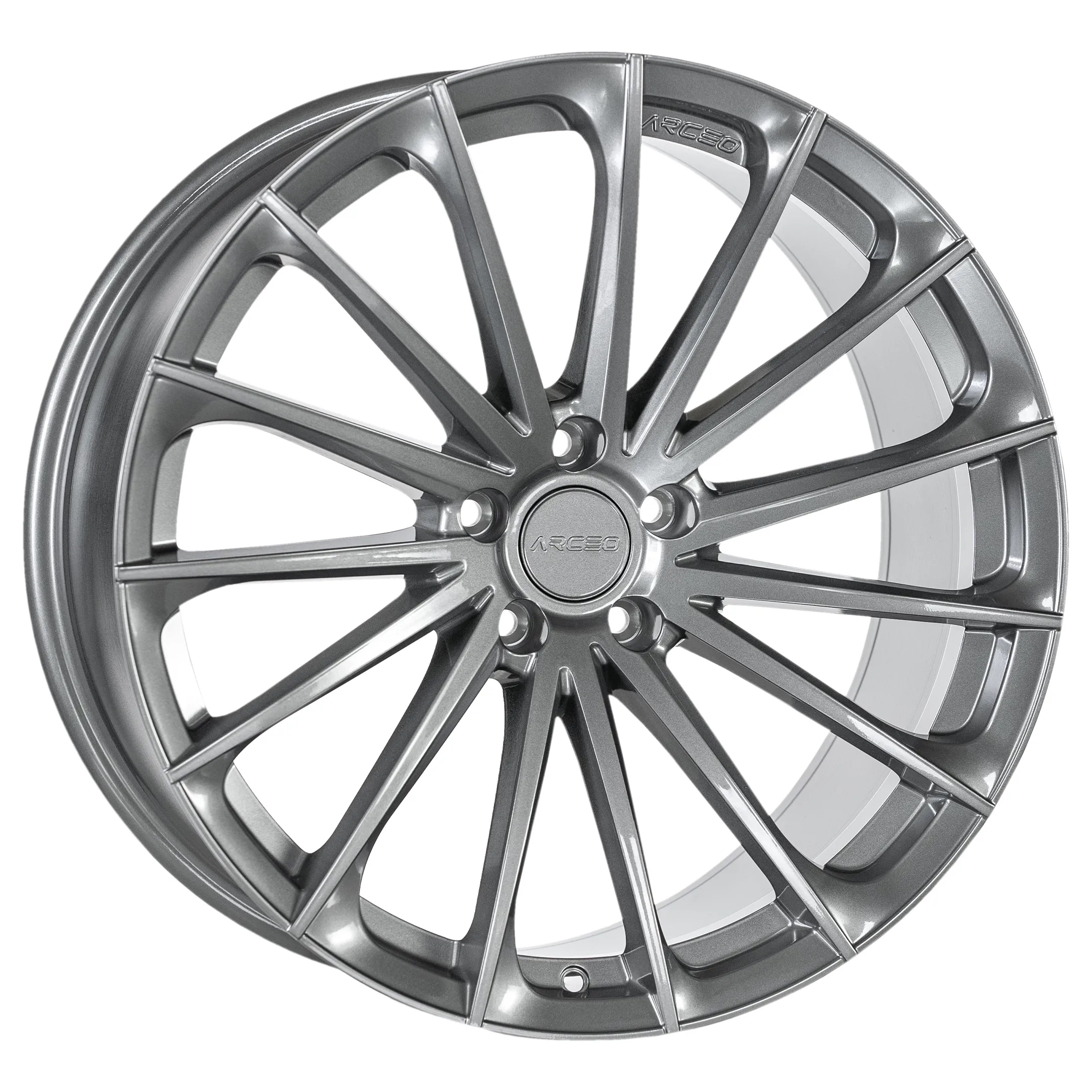 Arceo BERLIN 21x9 ET35 5x112 Titanium Silver