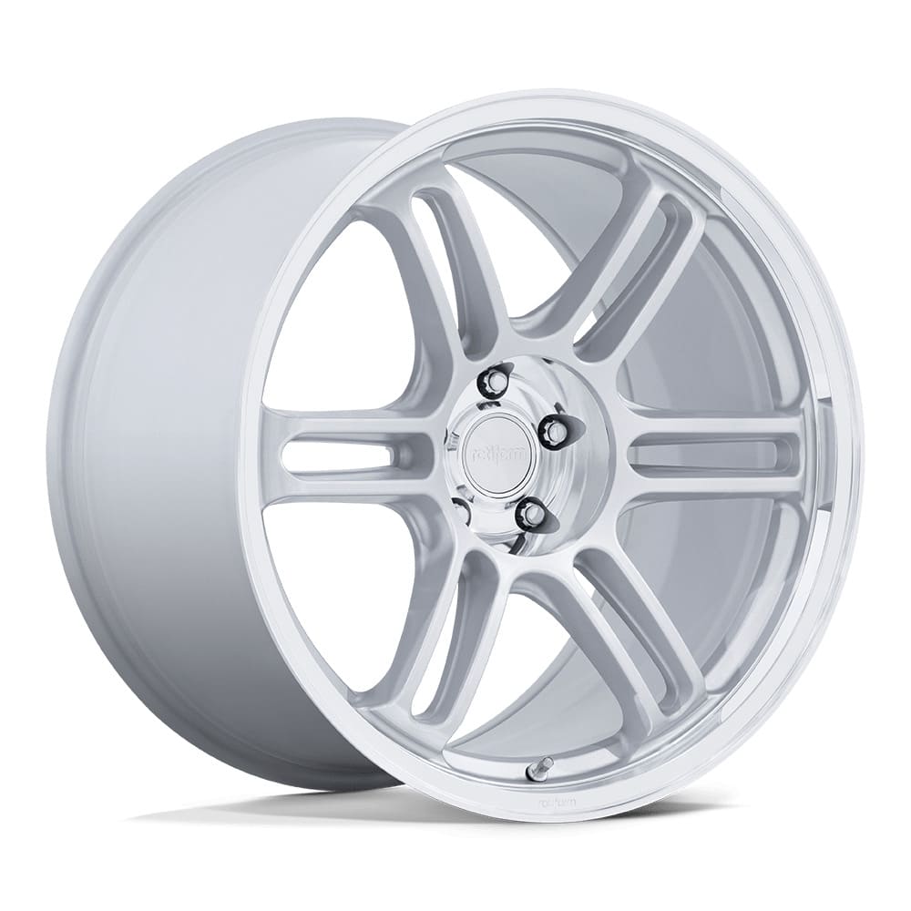 Rotiform RPS in Matte Silver Diamond Cut Lip Farbe