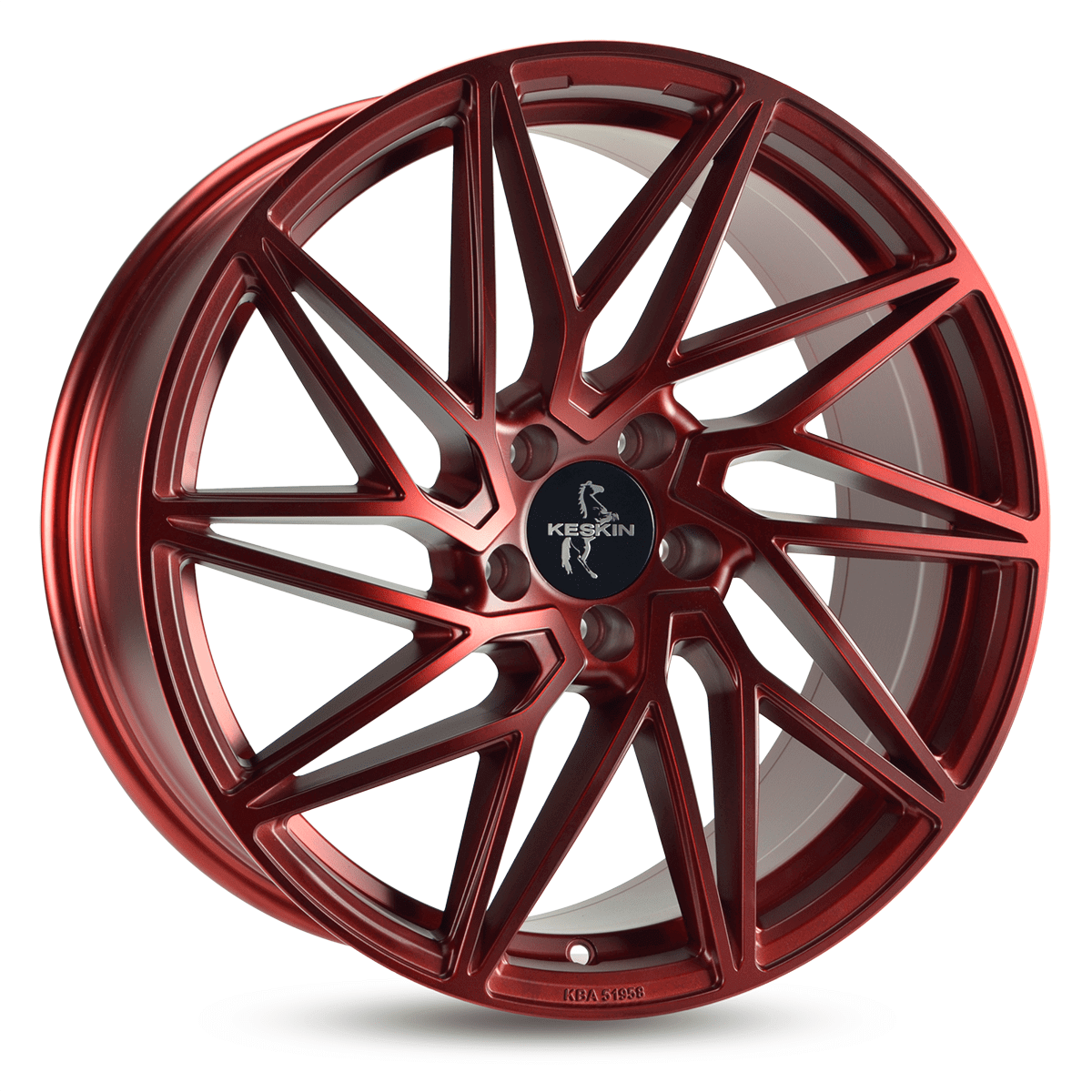 Keskin KT20 19x8.5 ET30 5x112 Candy Red