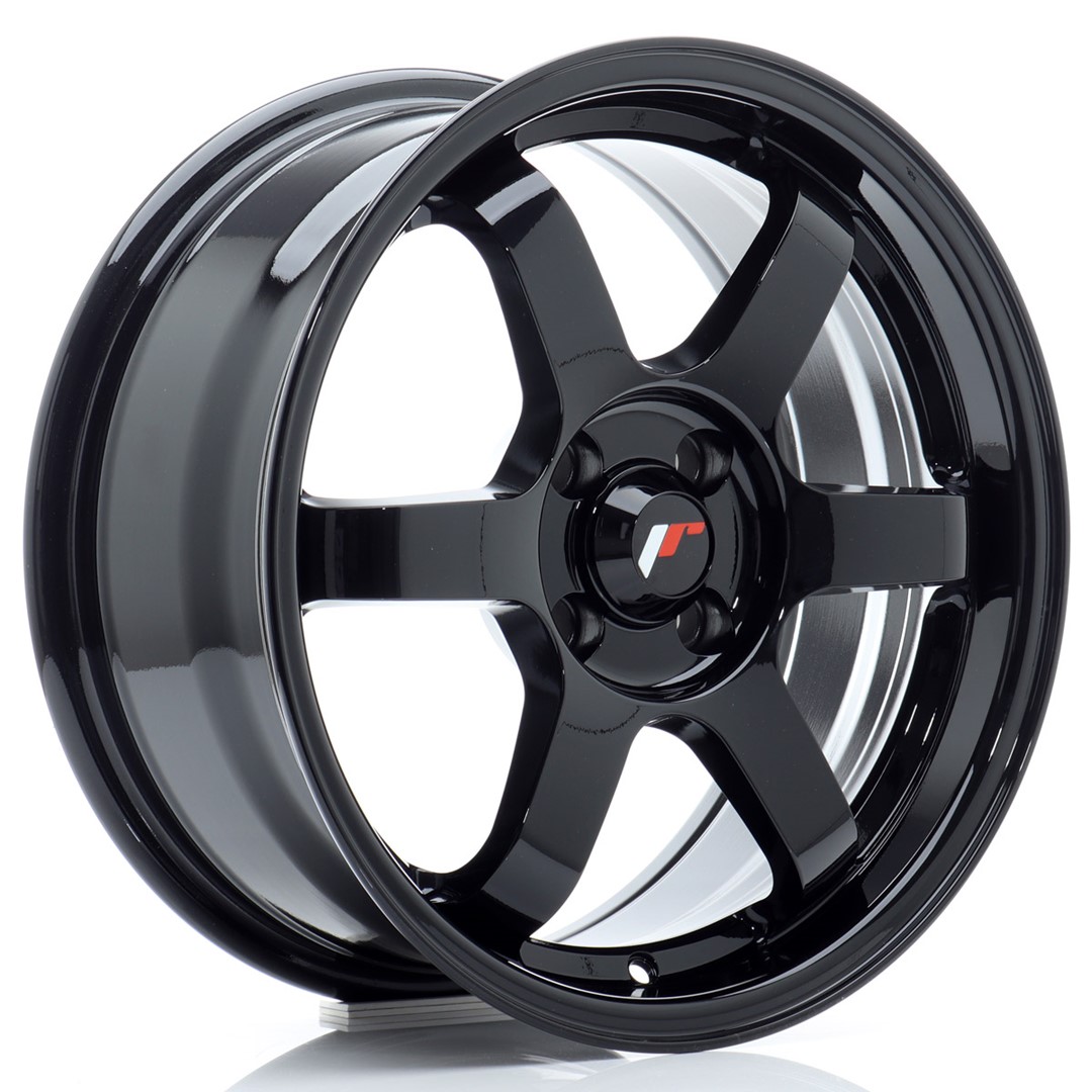 Japan Racing JR3 16x7 ET25 4x100 Gloss Black