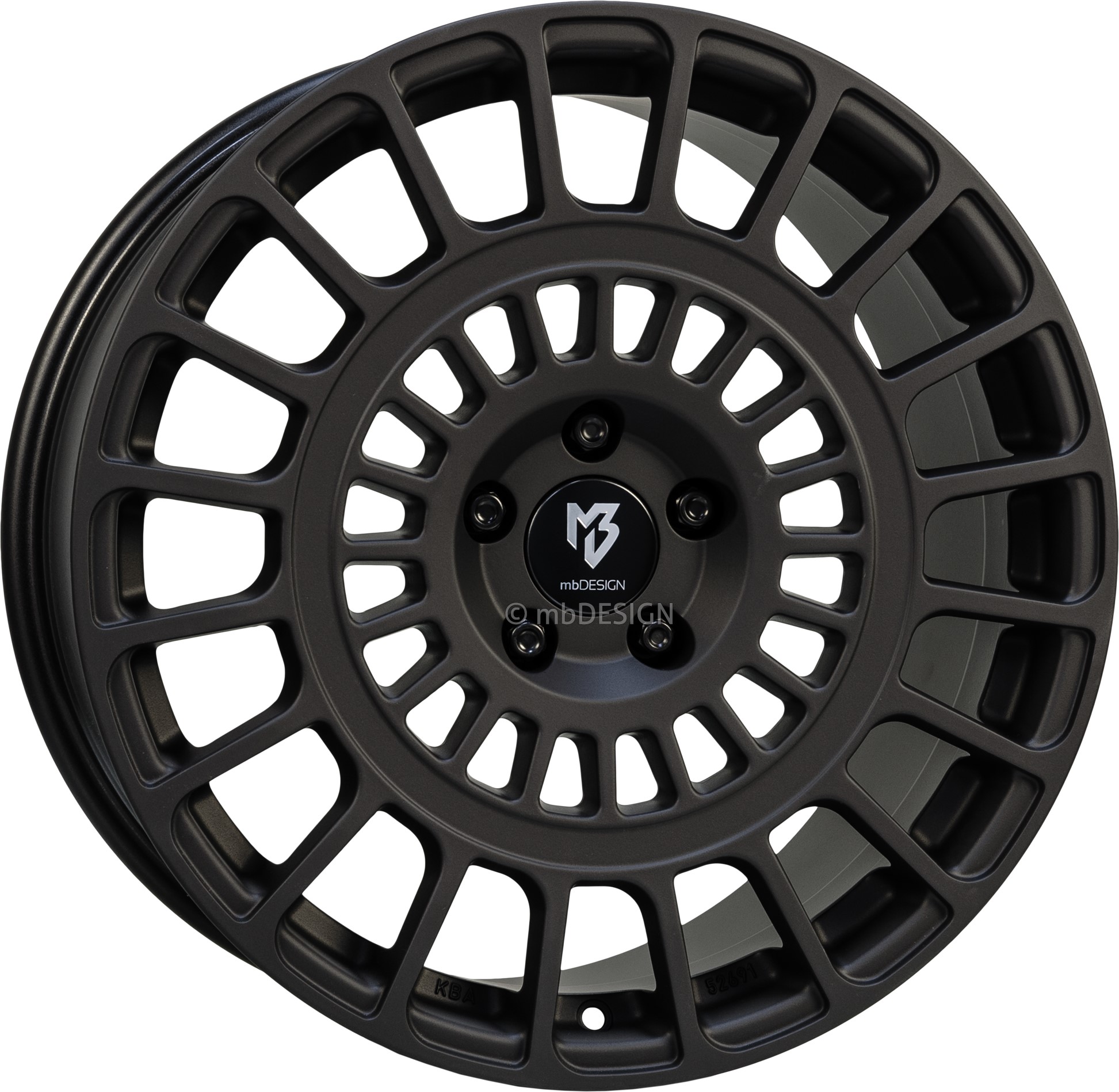 mbDESIGN MSP 19x8.5 ET45 5x112 Noir Mat