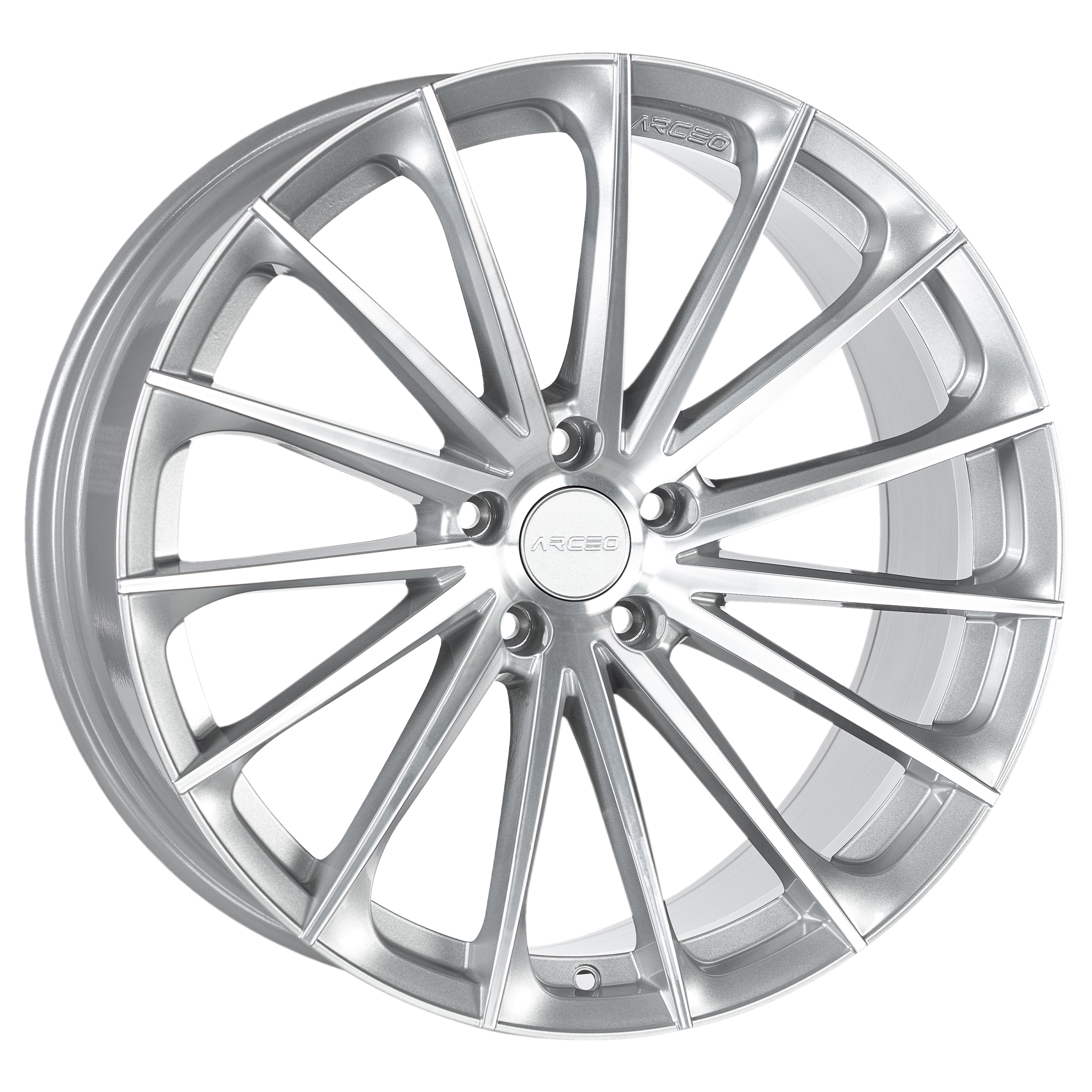 Arceo BERLIN 21x9 ET35 5x112 Silver Diamond