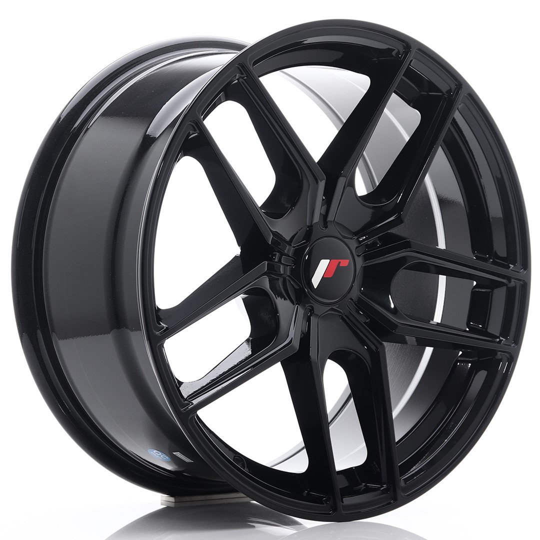 Japan Racing JR25 18x8.5 ET20-40 Noir Brillant (ET et Entraxe sélectionnables librement)
