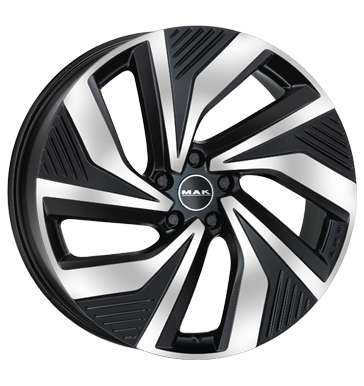 MAK ELECTRA 20x8 ET35 5x114.3 Black Mirror