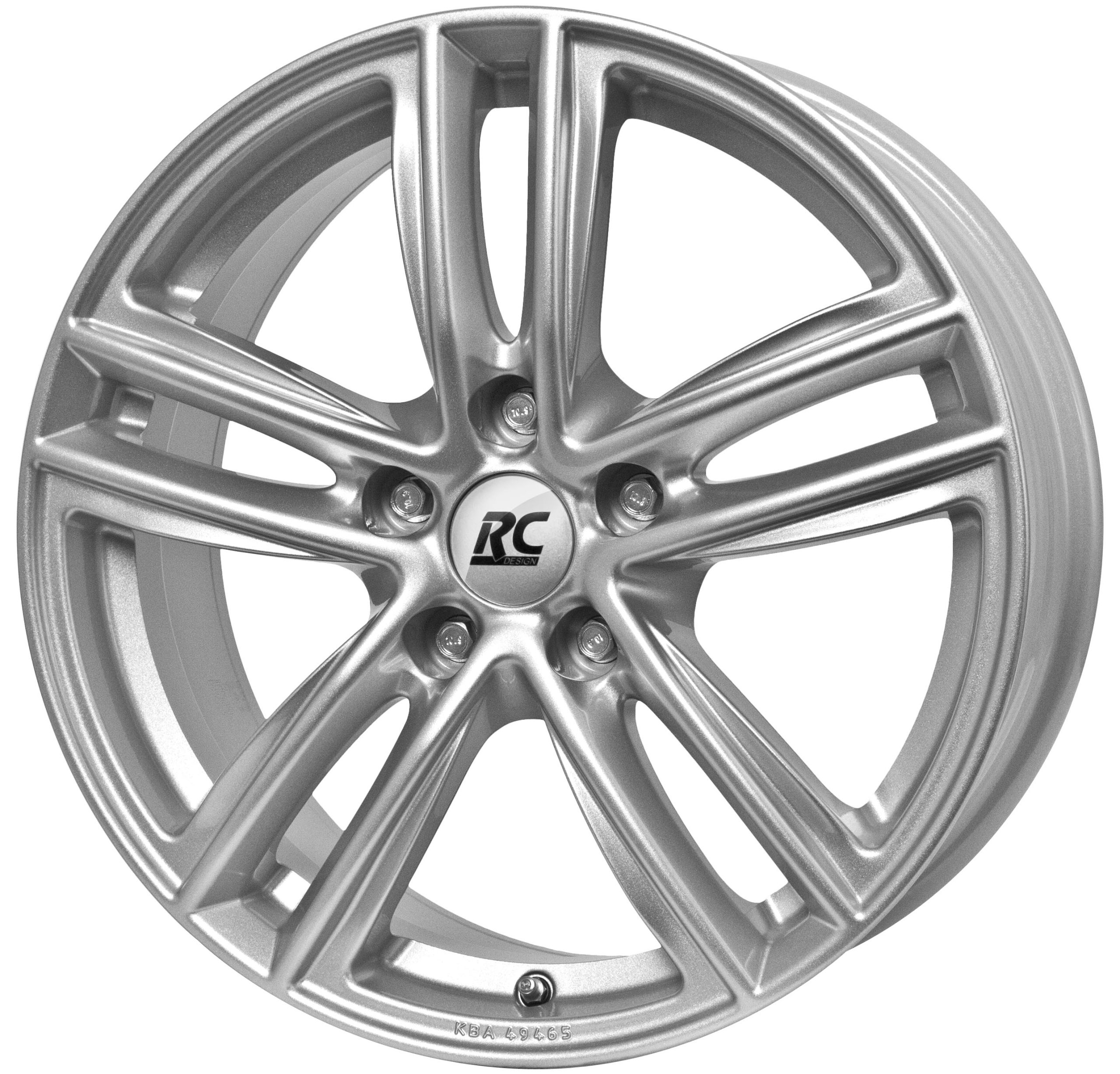 RCDesign RC27 18x7.5 ET50 5x112 Kristallsilber (KS)