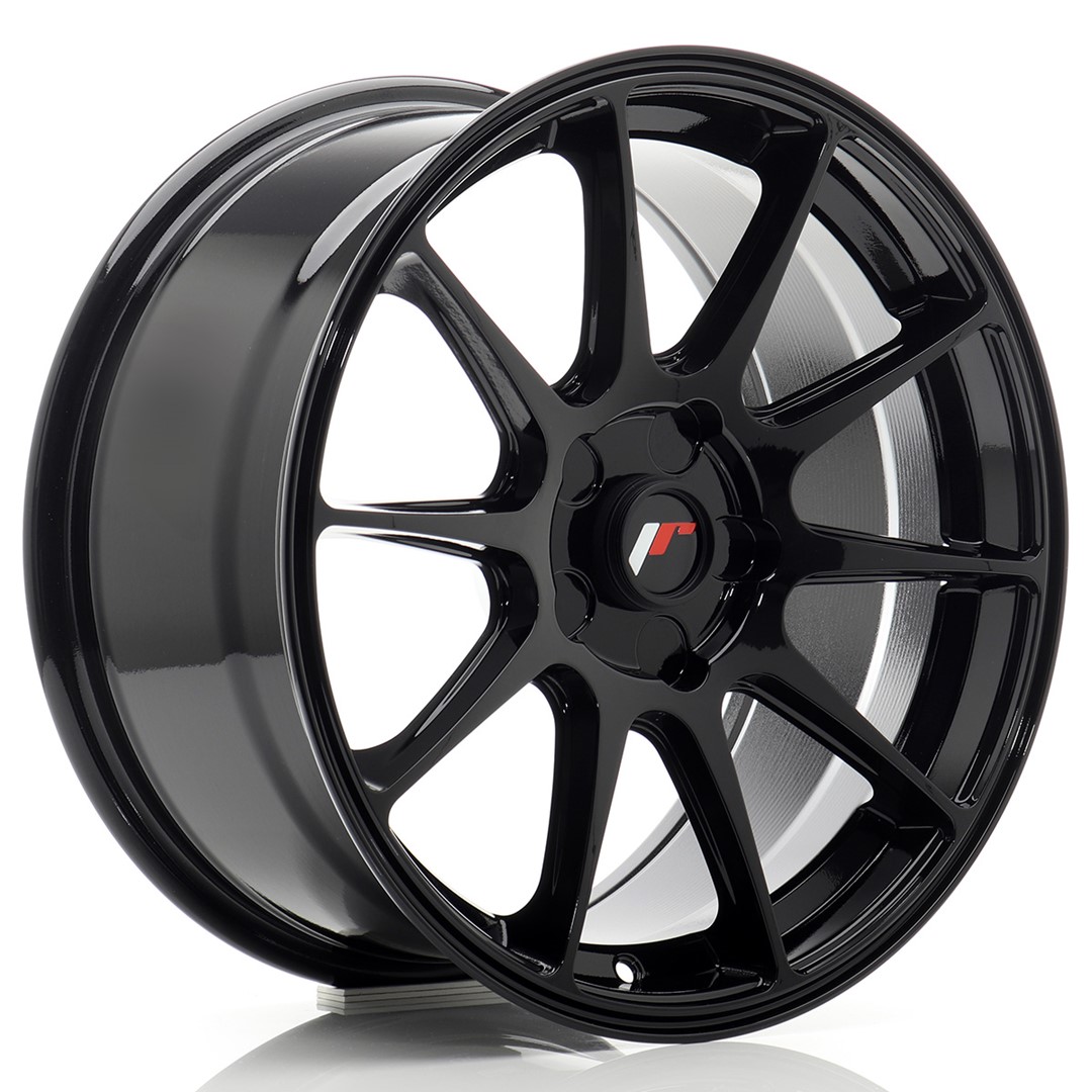Japan Racing JR11 17x8 ET20-35 Blank (5H) Gloss Black