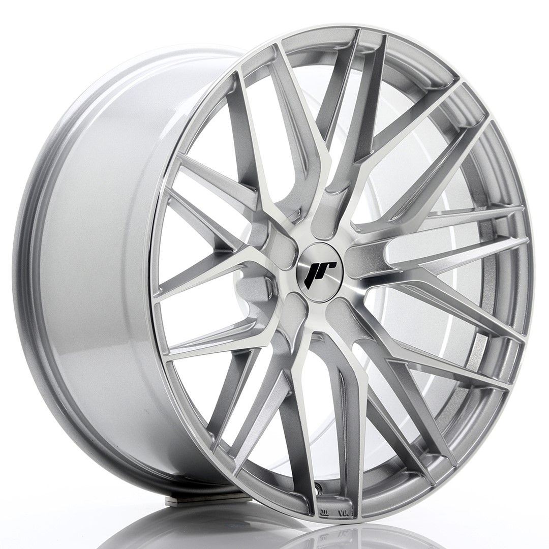 Japan Racing JR28 20x10 ET20-40 Blank (5H) Silver Machined Face
