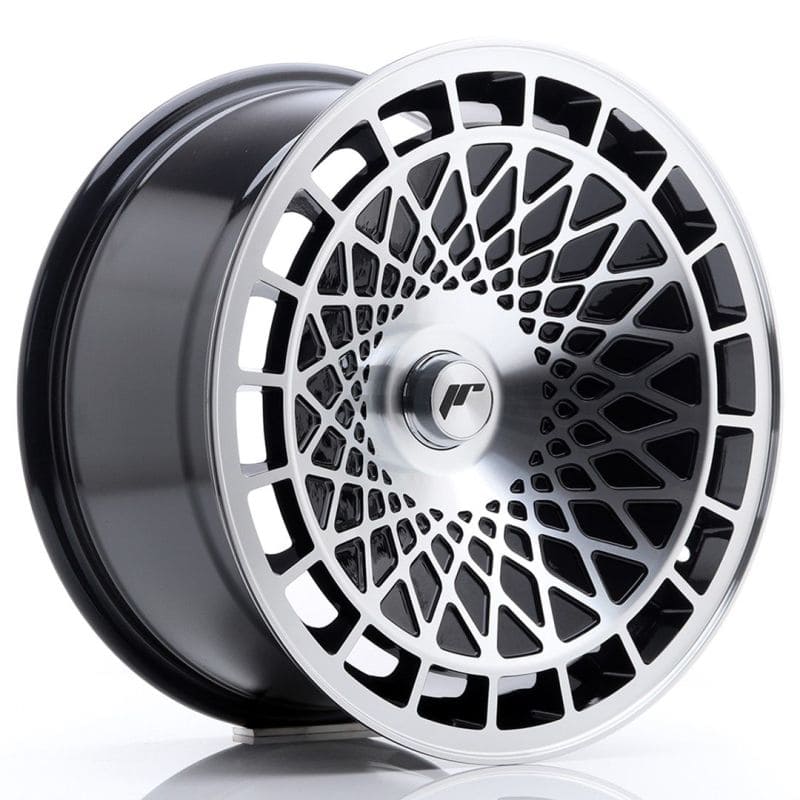 Japan Racing JR14 in Gloss Black Machined Face Farbe