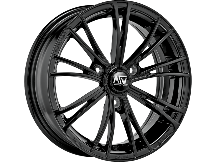 MSW X2 15x5.5 ET30 3x112 Gloss Black
