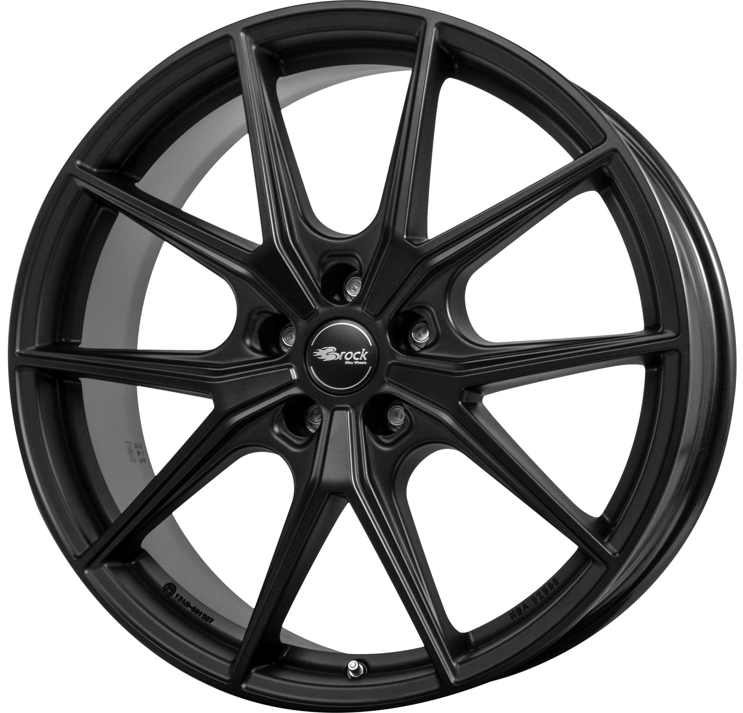 Brock B40 20x8 ET41 5x108 Satin Black Matt (SBM)