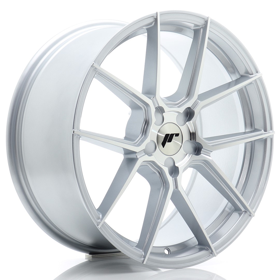 Japan Racing JR30 19x8.5 ET20-45 Blank (5H) Silver Machined Face