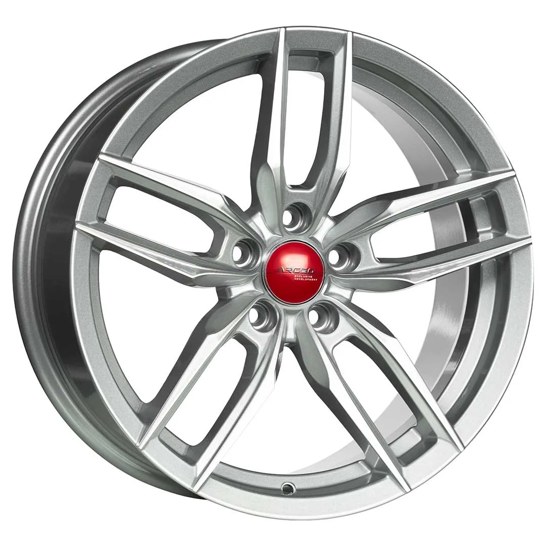 Arceo MADRID 18x8 ET34 5x112 Argent Diamond