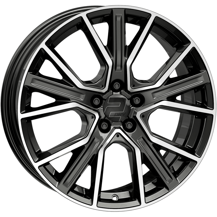 2DRV WH34 17x7.5 ET35 5x112 Dark Gunmetal Hochglanzpoliert