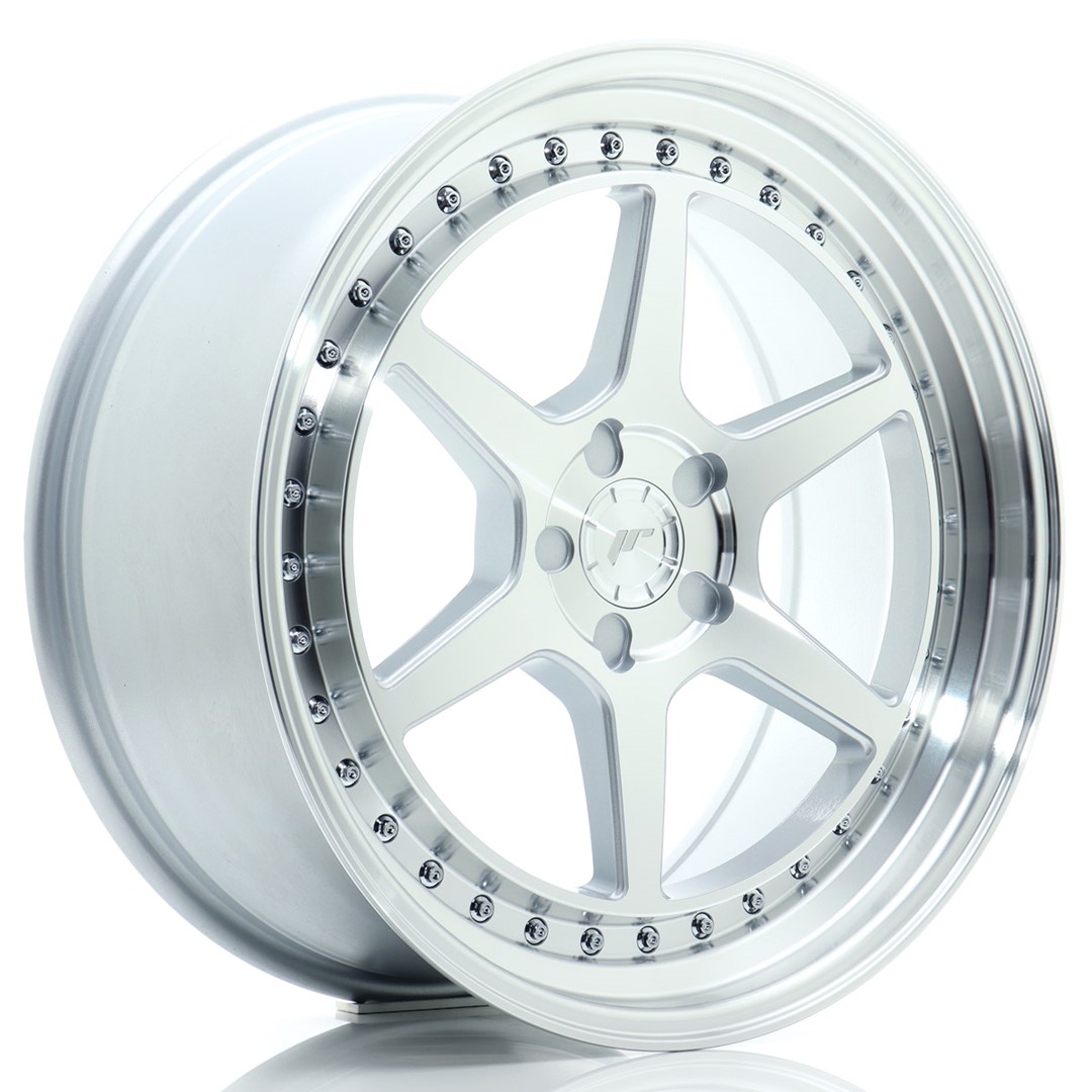 Japan Racing JR43 19x8.5 ET15-35 Blank (5H) Silver Machined Face