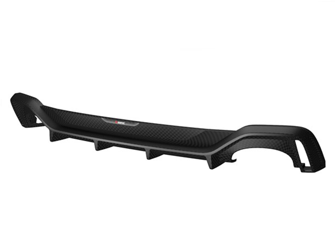 Akrapovič rear diffuser