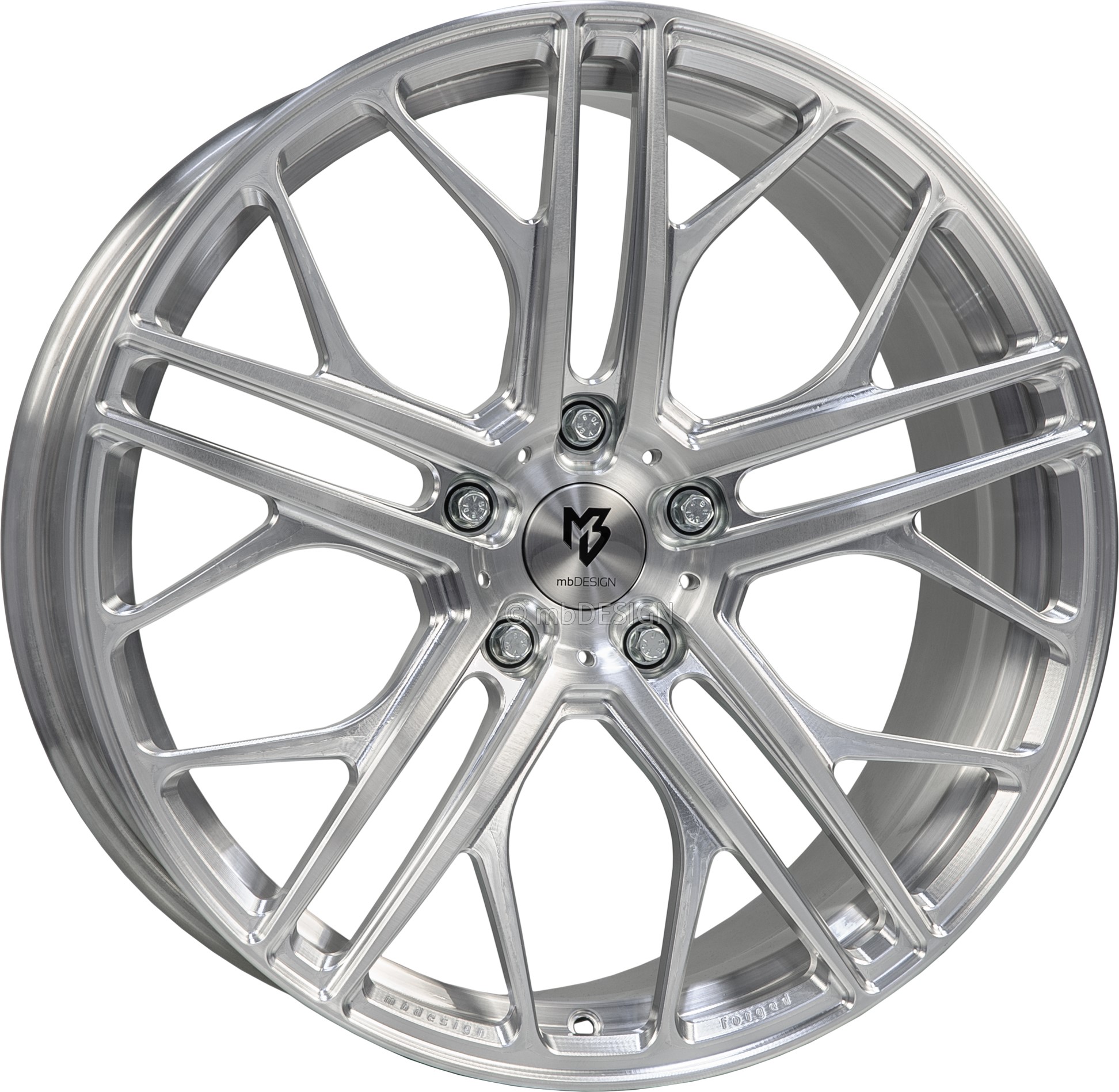 mbDESIGN SF1 22x10 ET15 5x132 Roh Glänzend
