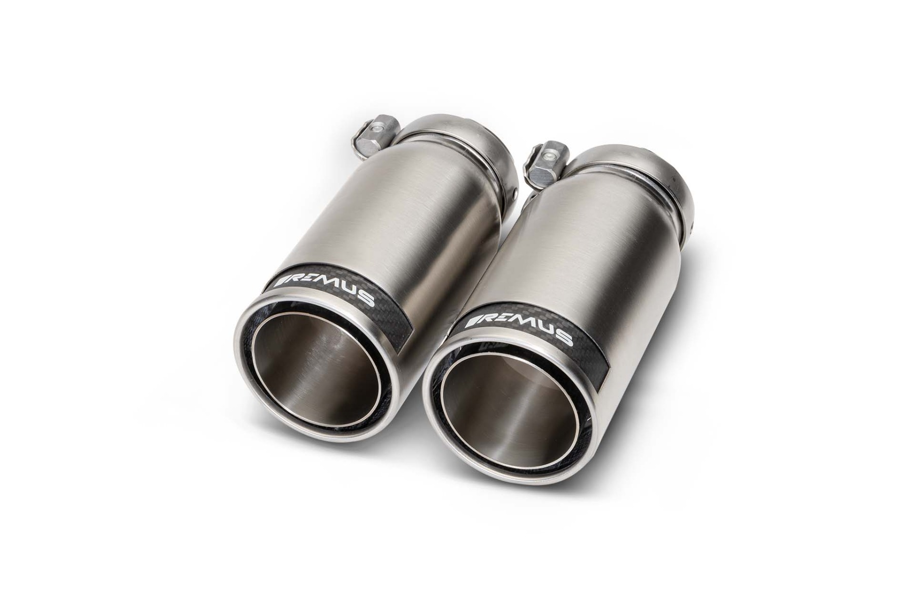 Endrohr-Set 2 Endrohre Ø 84 mm Street Race, mit einstellbarem Kugelanschluss