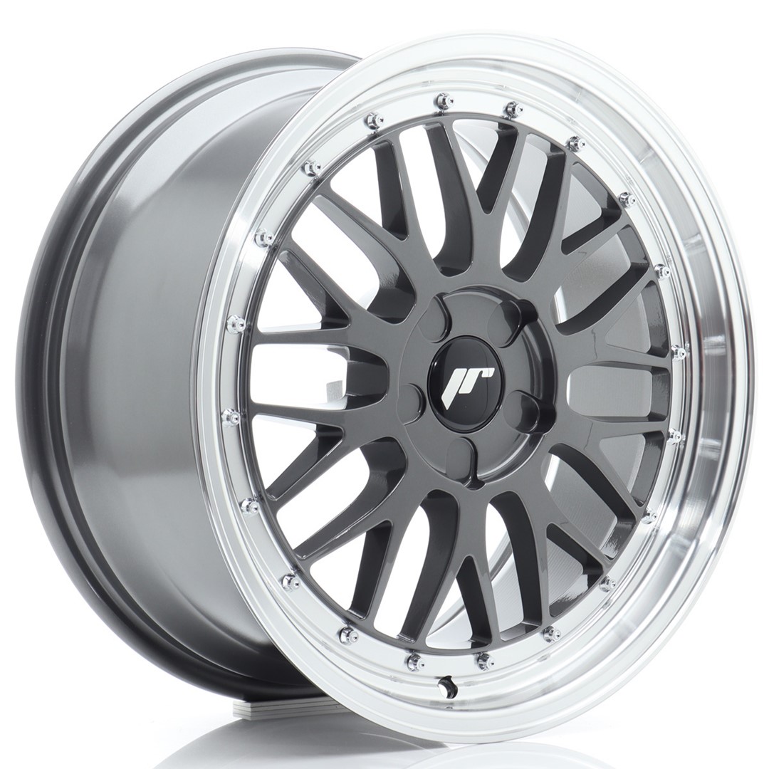 Japan Racing JR23 18x8 ET20-42 Blank (5H) Hyper Grey Machined Lip