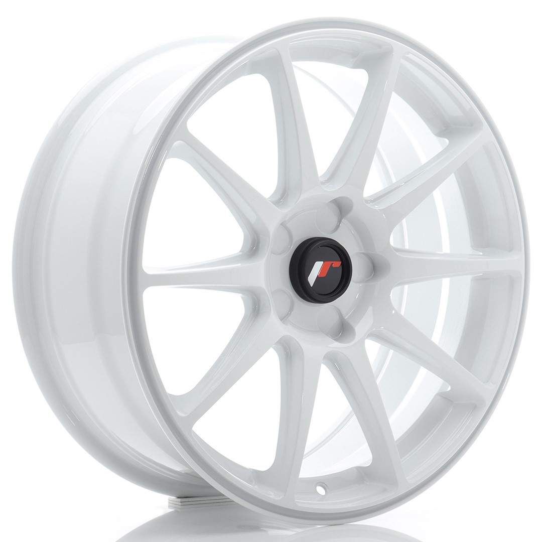 Japan Racing JR11 18x7.5 ET20-40 Blank (5H) White
