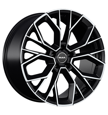 MAK STILO-D 22x11.5 ET60 5x130 Black Mirror