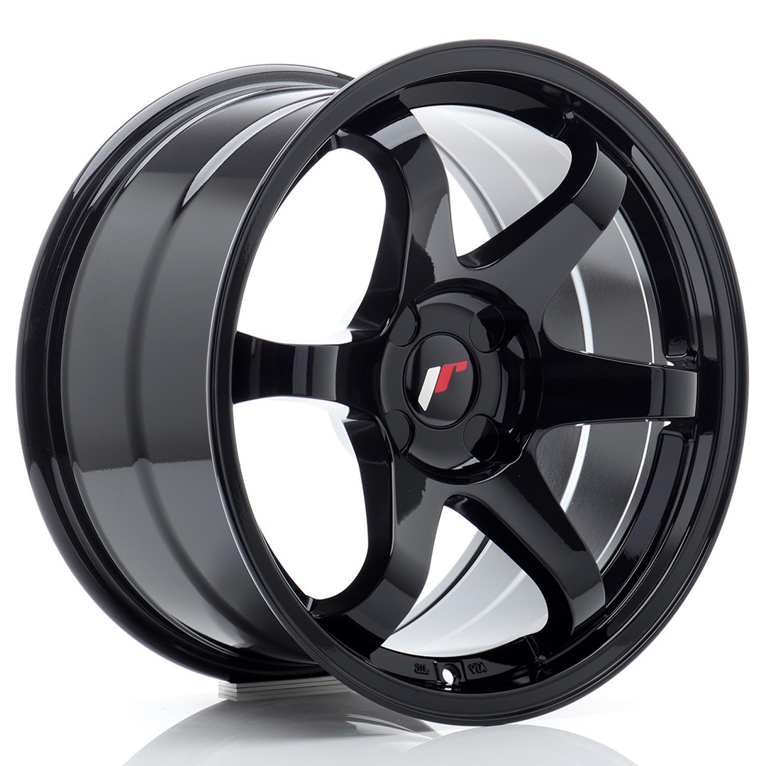 Japan Racing JR3 17x9 ET20-35 Blank (4H) Gloss Black
