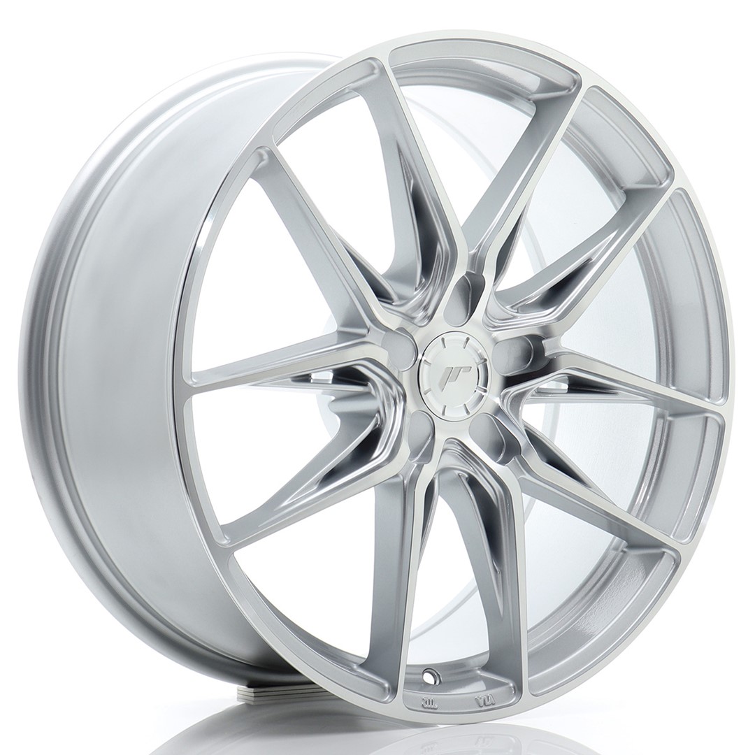 Japan Racing JR44 19x8 ET20-40 Blank (5H) Silver Machined Face