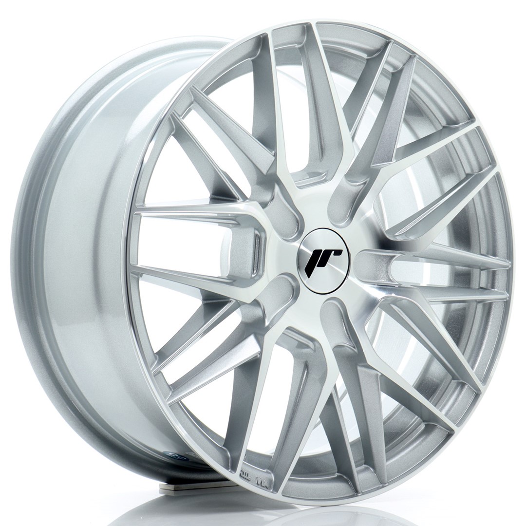 Japan Racing JR28 16x7 ET20-40 Blank Silver Machined Face