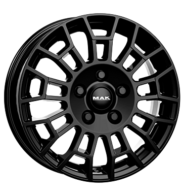 MAK NOMAD 17x7 ET48 5x130 Noir Brillant